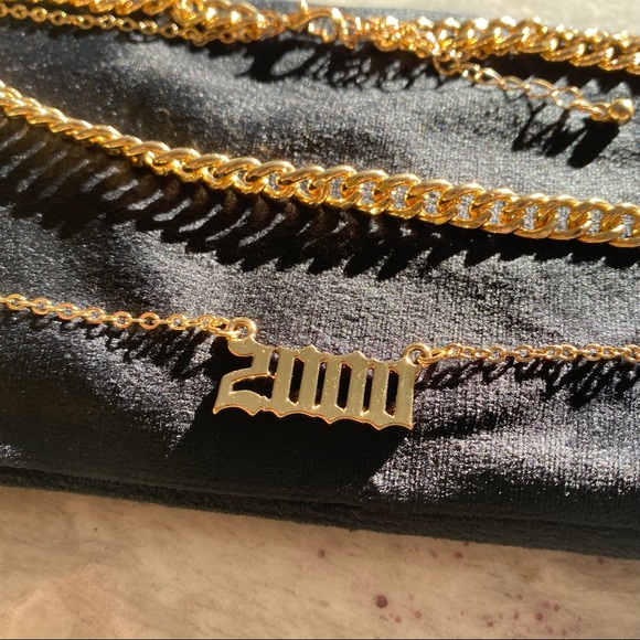 Millennial Double-Chain Gold-Tone Necklace - Picture 3 of 8